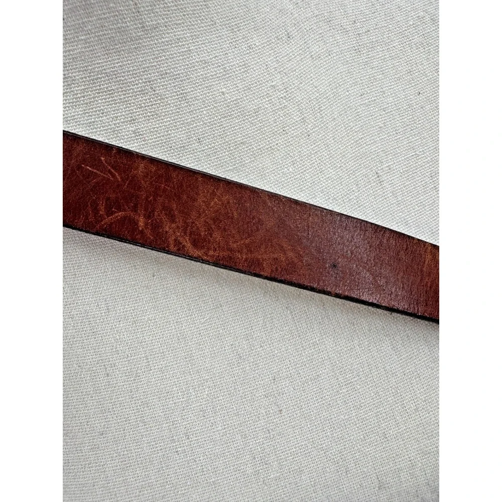 Vintage Orvis Chestnut Full Grain Leather Equestrian Hoof Pick Belt 40 Brass USA